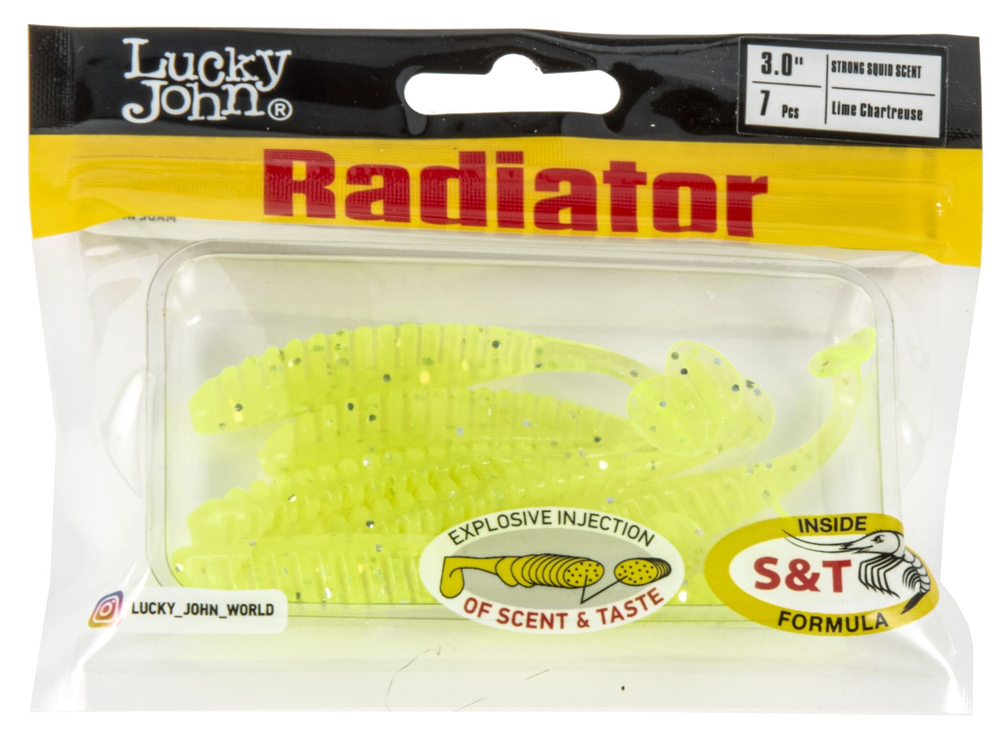 Силиконовая приманка Lucky John Radiator 3.0in 7.5см /071 