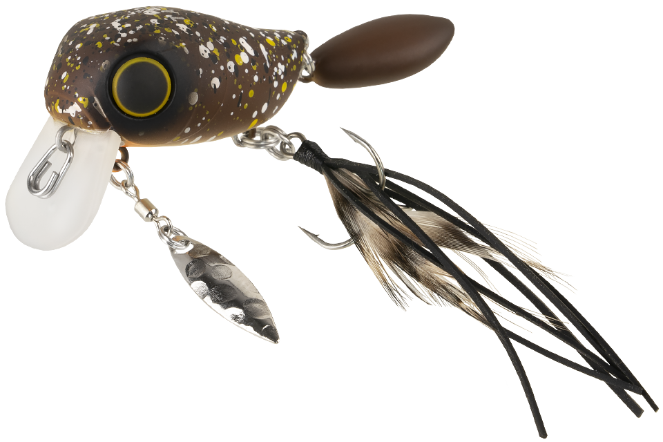 Воблер Jackall Micro Tappy  дл. 5.4 см, гл. 0-0.1 м, 4.8 гр., floating, цв. brown bug