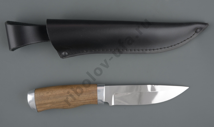 Нож Акула хирургич.нерж.сталь, 65х13, орех (ручная работа)