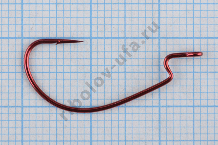 Офсетный крючок Owner 5109 Red №6 J-Light Hook