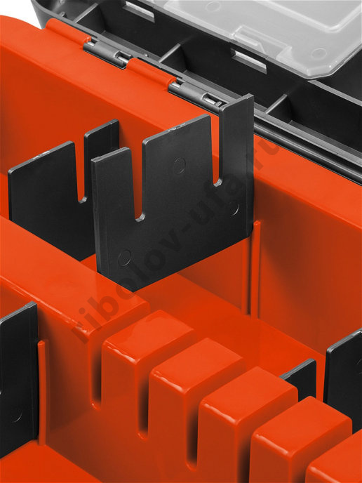 Ящик зимний Helios серый/оранжевый