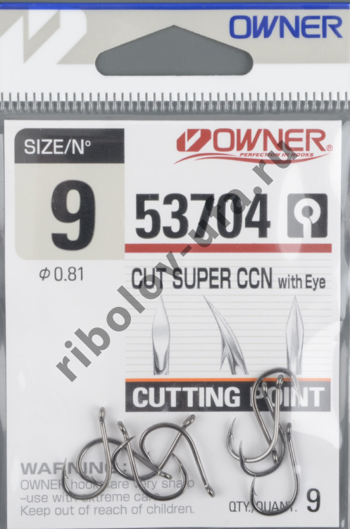 Одинарные крючки Owner 53704 №9