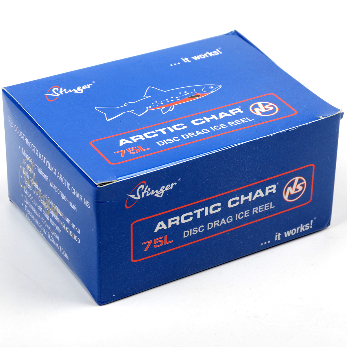 Катушка зимняя Stinger Arctic Char NS 75мм L