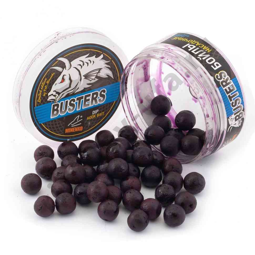 Бойлы Minenko Busters 14мм Squid & Octopus (насадочные) вареные в дипе