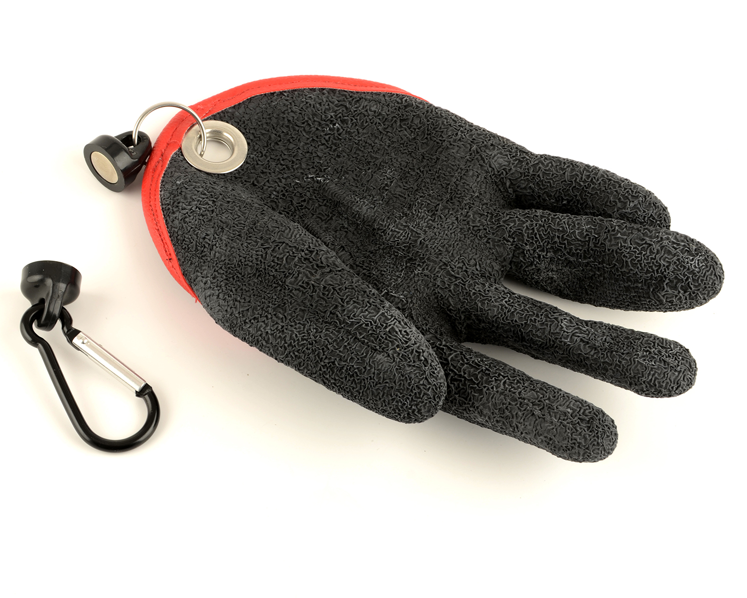 Перчатки Wonder с карабином р. L черные 