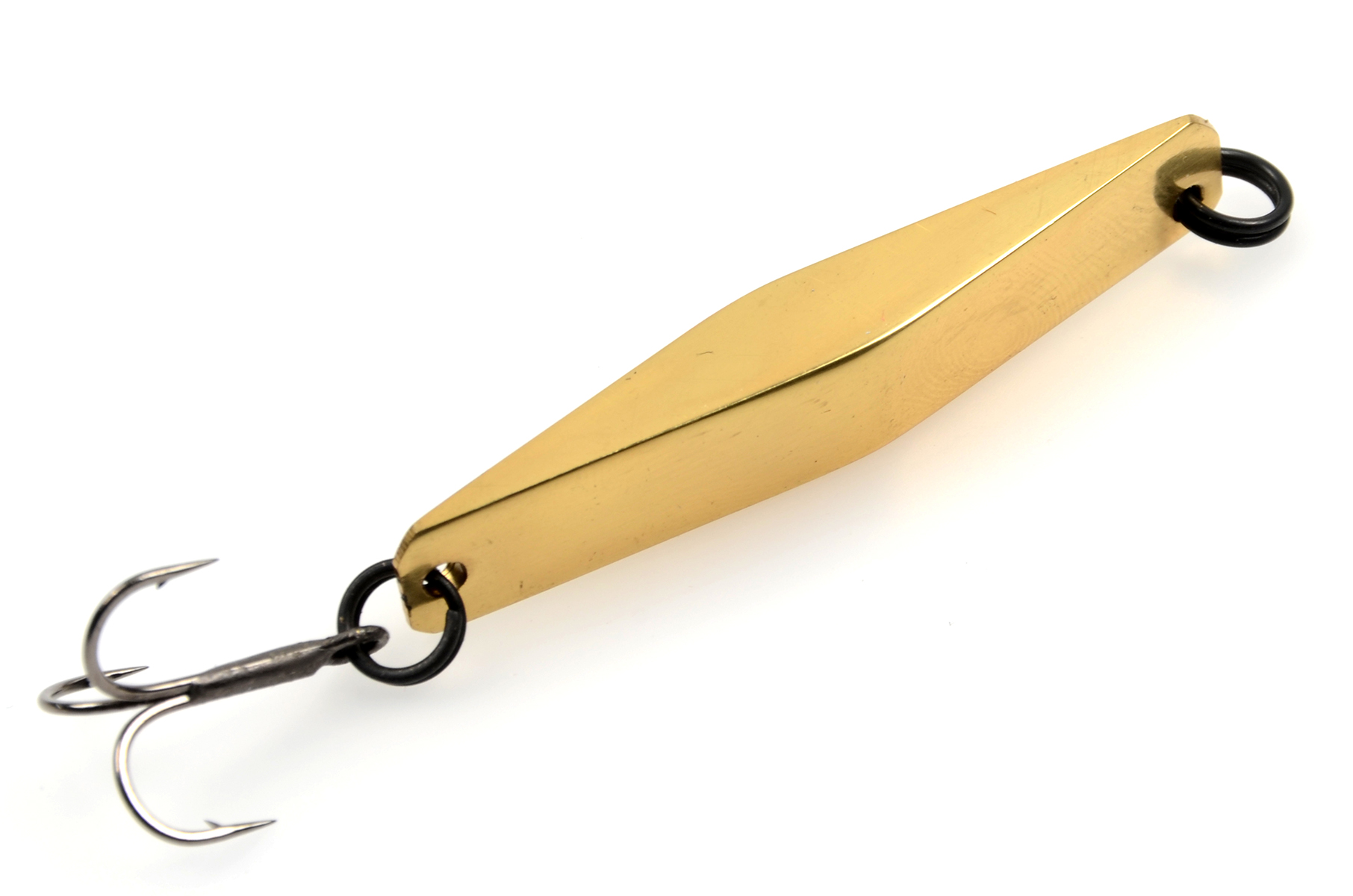 Блесна Русская блесна Стиллер (ромбик Ишутина) 16гр - 02 латунь/лак