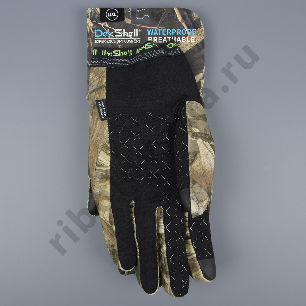 Перчатки водонепроницаемые Dexshell Drylite, цв. камуфляж р.L-XL