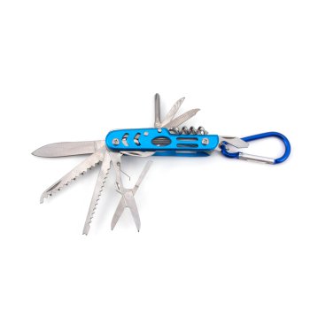 Мультитул Следопыт с карабином, 12 предметов на блистере PF-MT-03