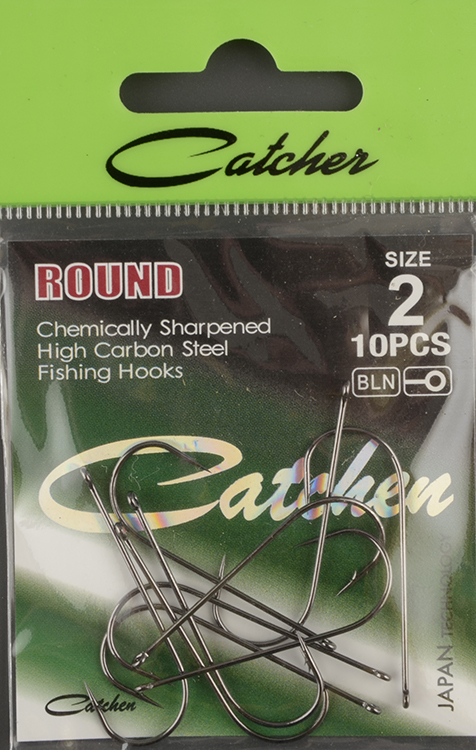 Одинарные крючки Catcher Round № 2