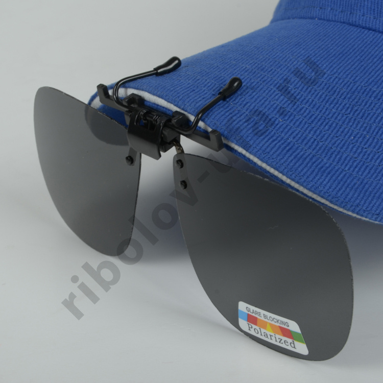 Накладки Kosadaka поляризационные на очки серые (412)