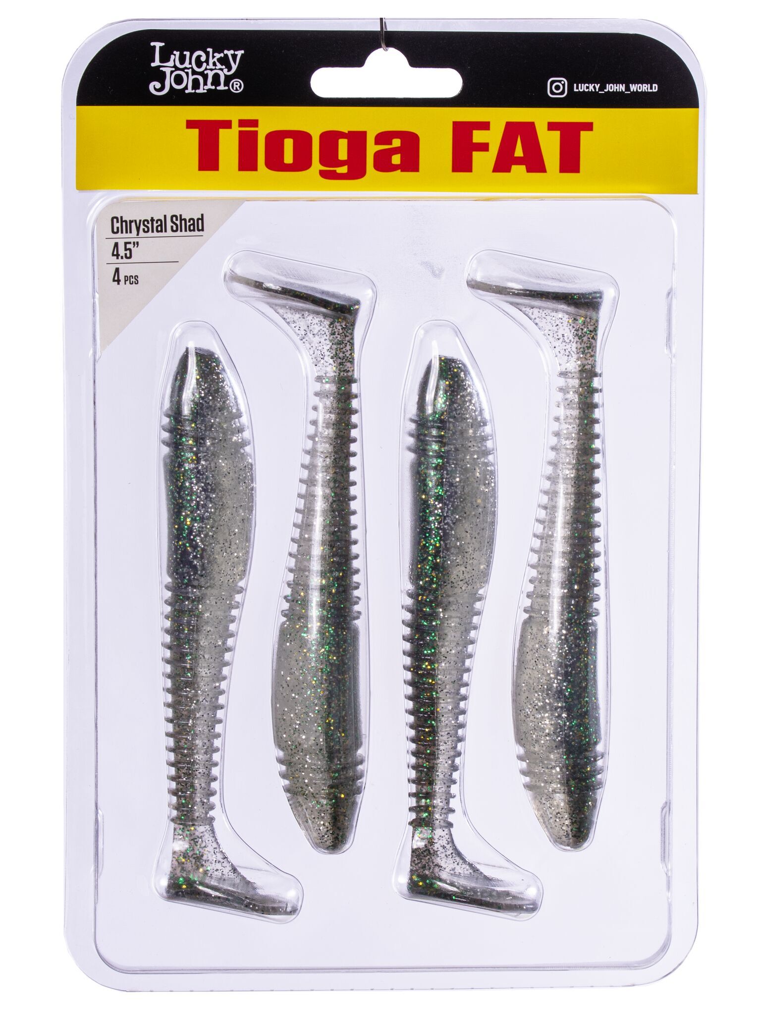 Силиконовая приманка Lucky John Pro Series Tioga Fat 4.5in 11.4см /Z11 (4 шт/уп)