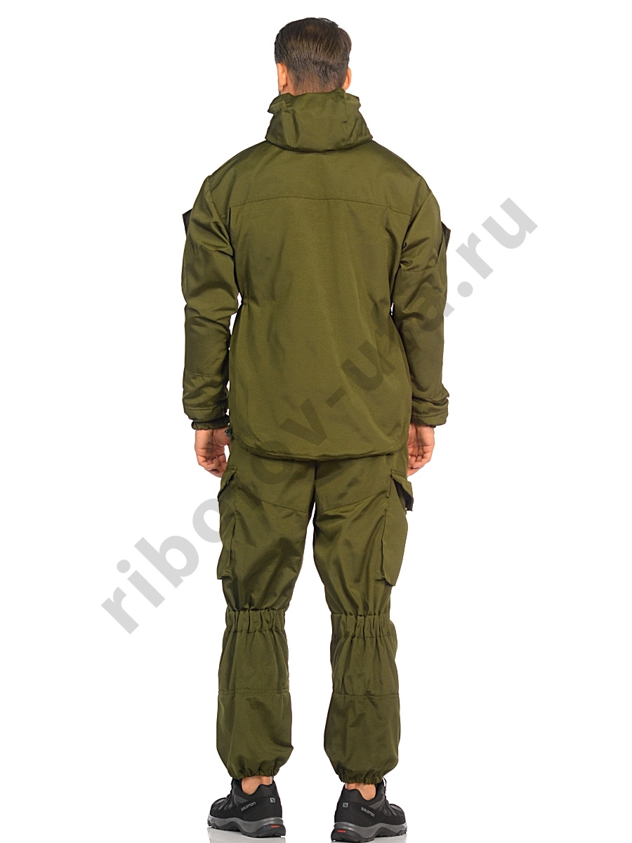Костюм демисезон. Huntsman Горка-5 цв. Хаки ткань Смесовая Рип-Стоп р. 48-50 рост 170-176 на молнии