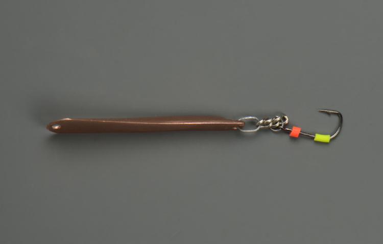 Блесна зимняя Белая река Аляска 2гр медь/гладкая