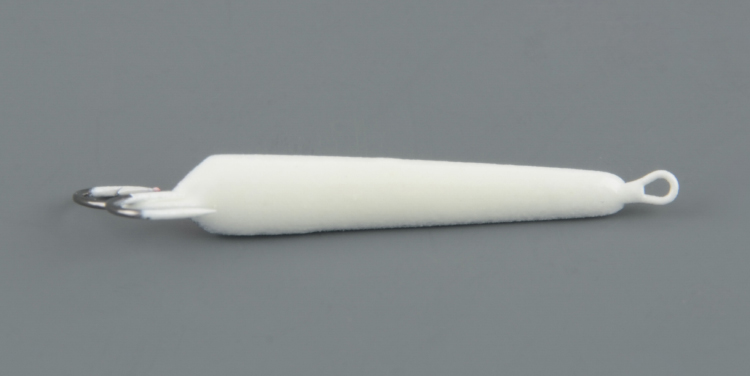 Блесна зимняя Пирс Лонг большой 1,7 гр., нейзильбер+СН, с 2-мя крючками