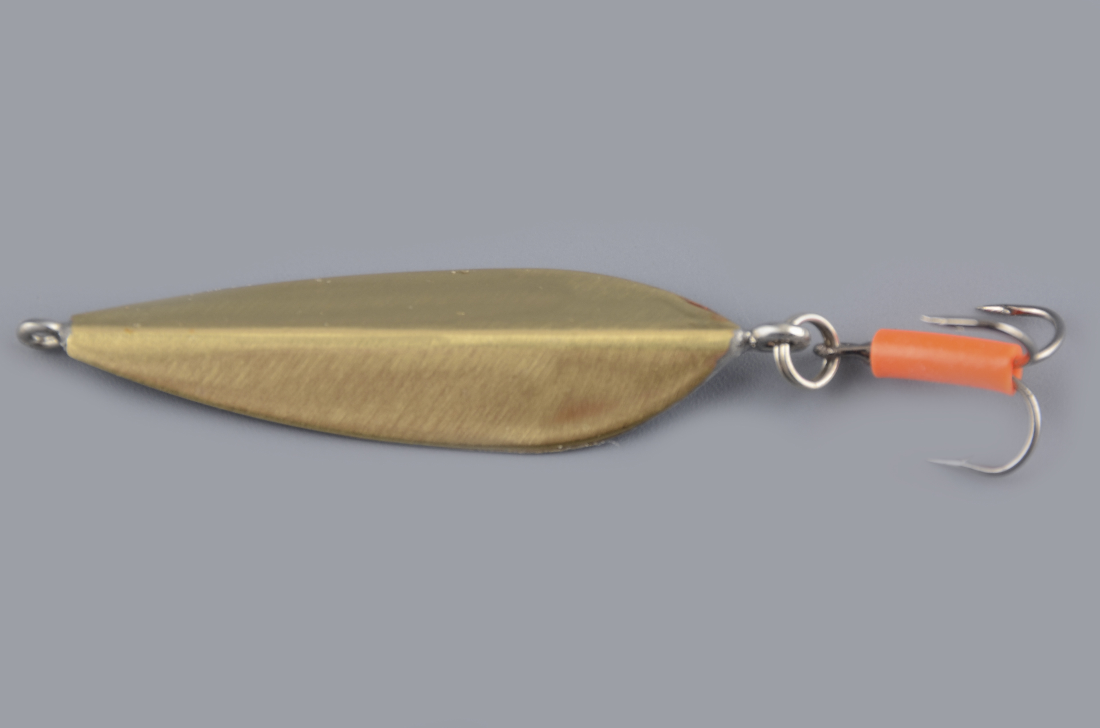 Блесна Курганская Маропедка №17 с тройником, 36мм 150° цв. золото