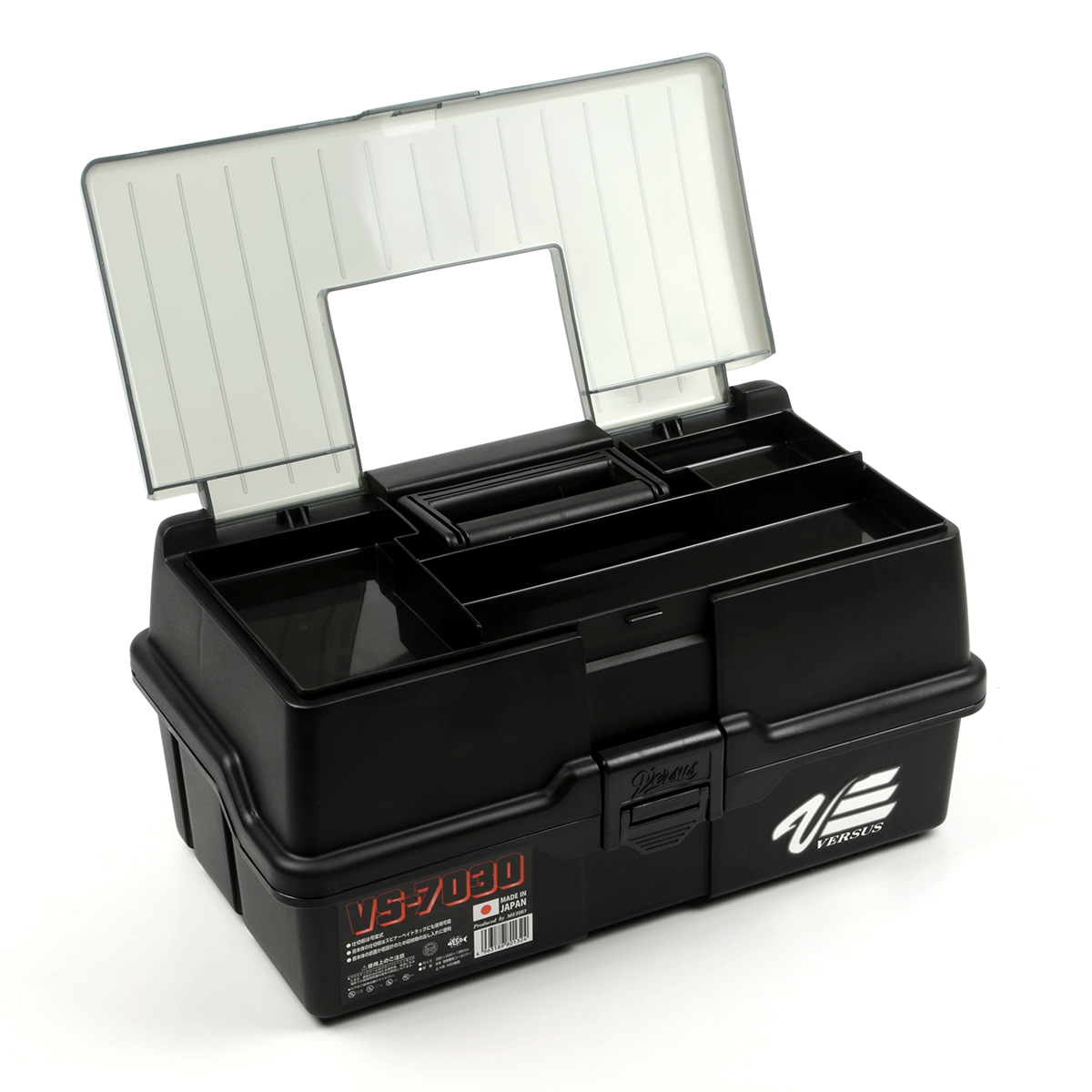 Ящик рыболовный Meiho Versus (390*220*195), черный (VS-7030-BL)