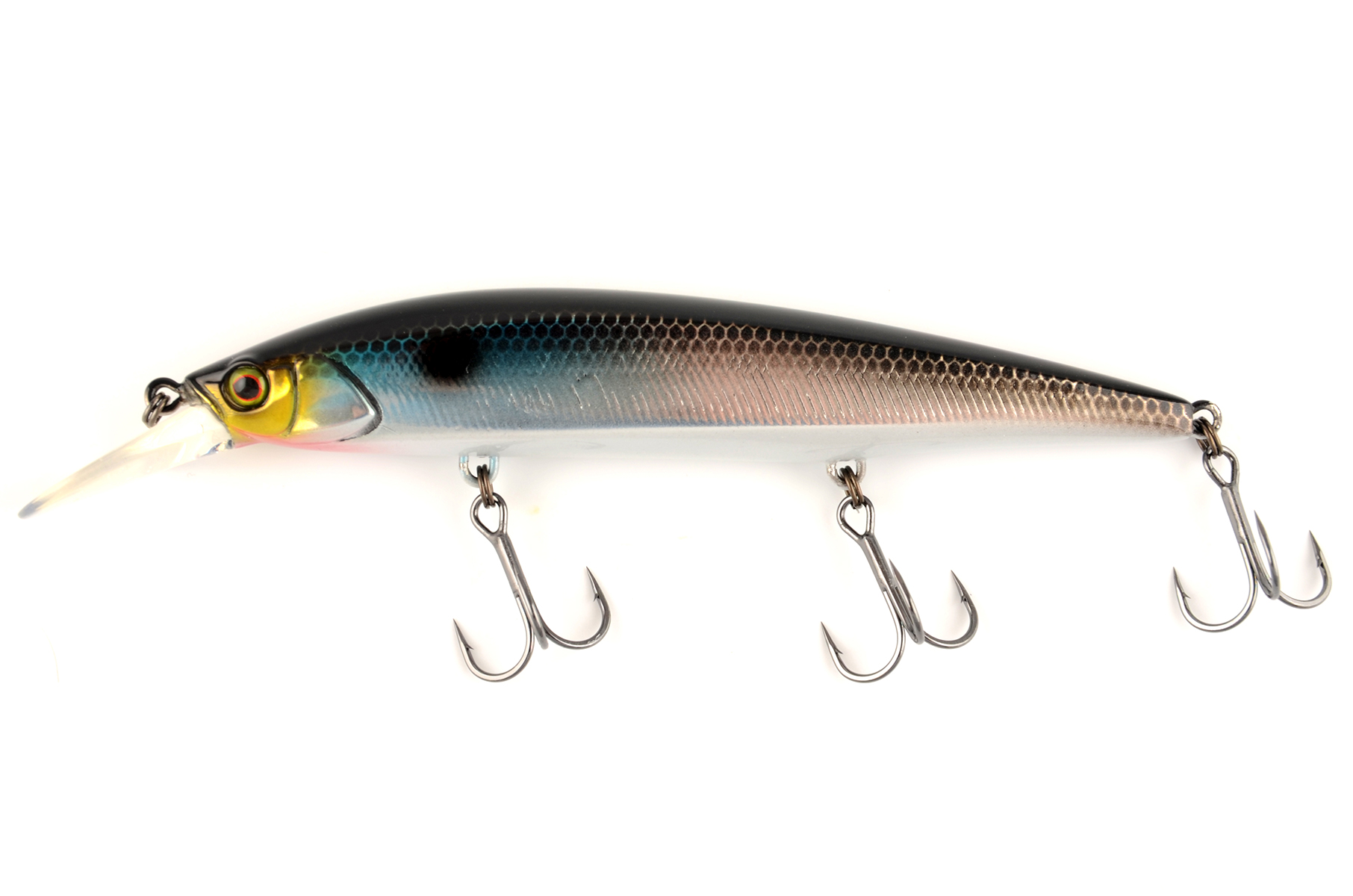 Воблер Jackall Rerange 110 SP MR 15.9гр 1,5-2,0м. цв. hl bora silver & black