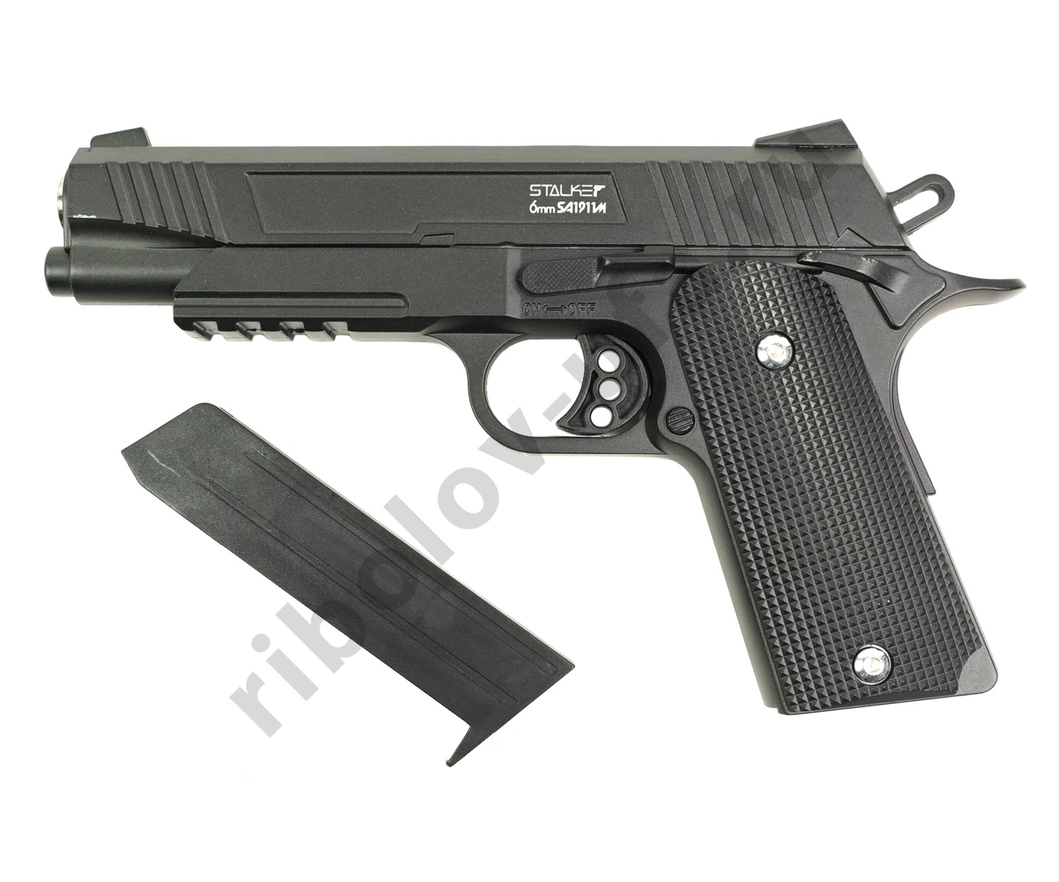 Пистолет пневм. Stalker SA1911M Spring, кал 6мм, металл (Colt1911 Rail)