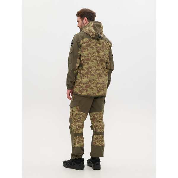 Костюм Huntsman Горка-Люкс цв. Хаки/MV-23 тк. Nylon Cotton Рип-Стоп р.48-50 (170-176) РР