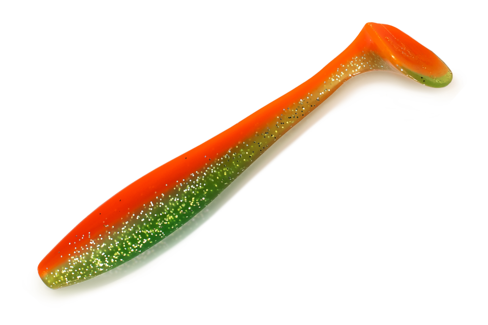 Силиконовая приманка Narval Choppy Tail 12cm #023-Carrot (4шт/уп) 