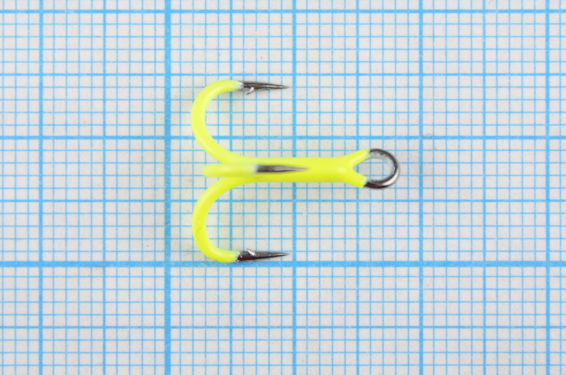 Крючок-тройник Vido ST-36 № 8 цв.12 -люм.желтый