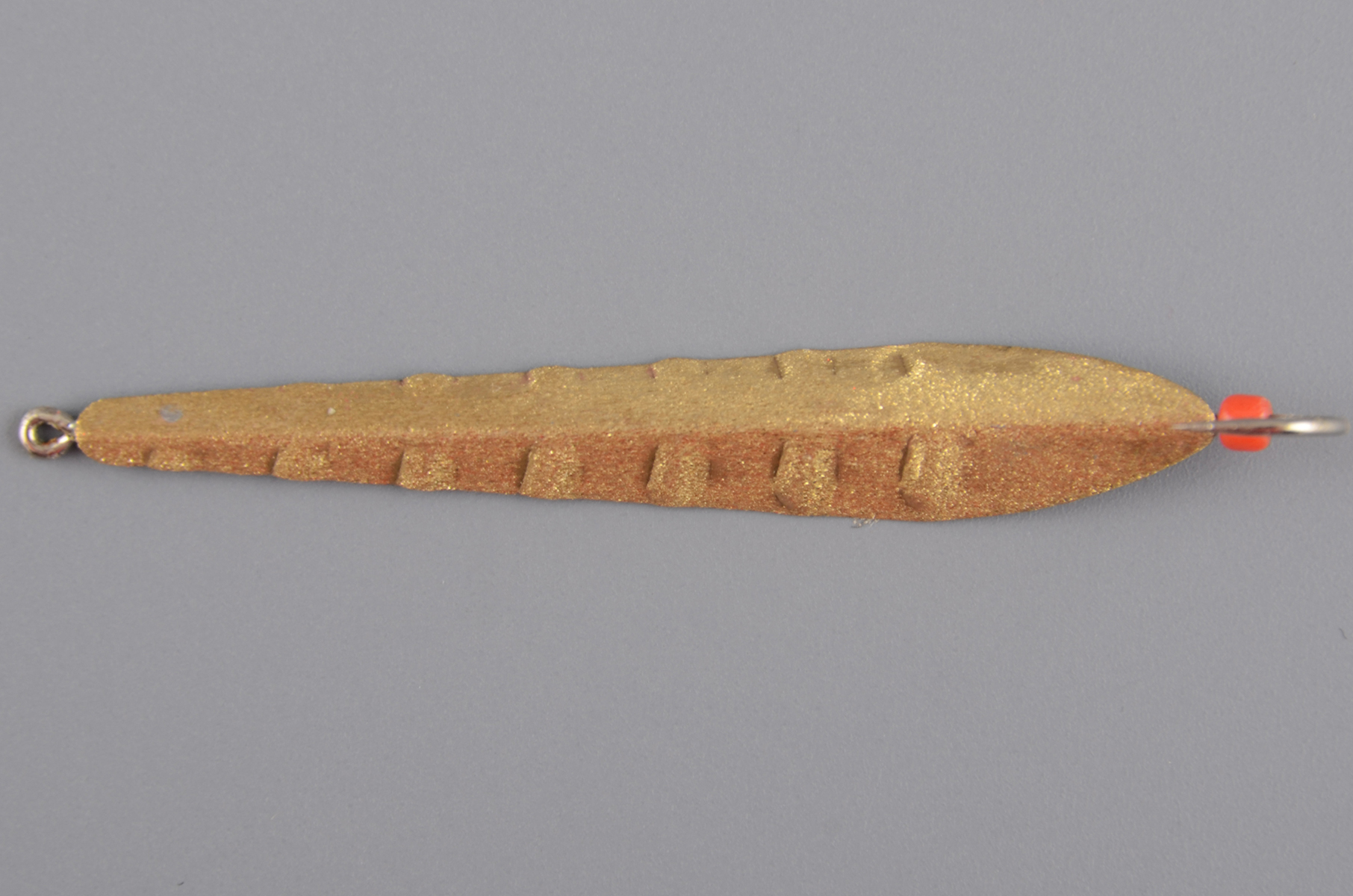 Блесна Курганская №26 с 1-м крючком, 45мм цв. золото
