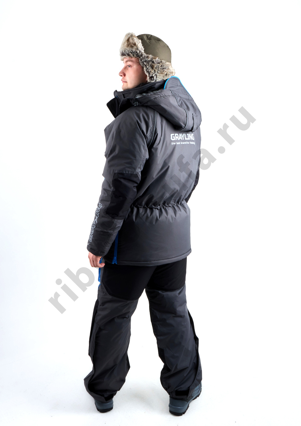 Костюм зимний Novatex Камчатка Магма цв.т.графит-синий р. 48-50 рост 182-188