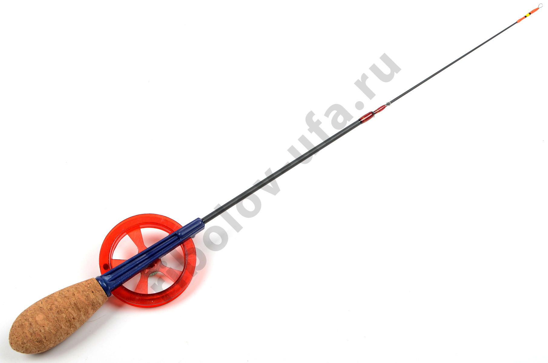 Удочка зимняя Akara Leader F 535 с катушкой Red (хлыст Hi Carbon teleskop 2 составной)