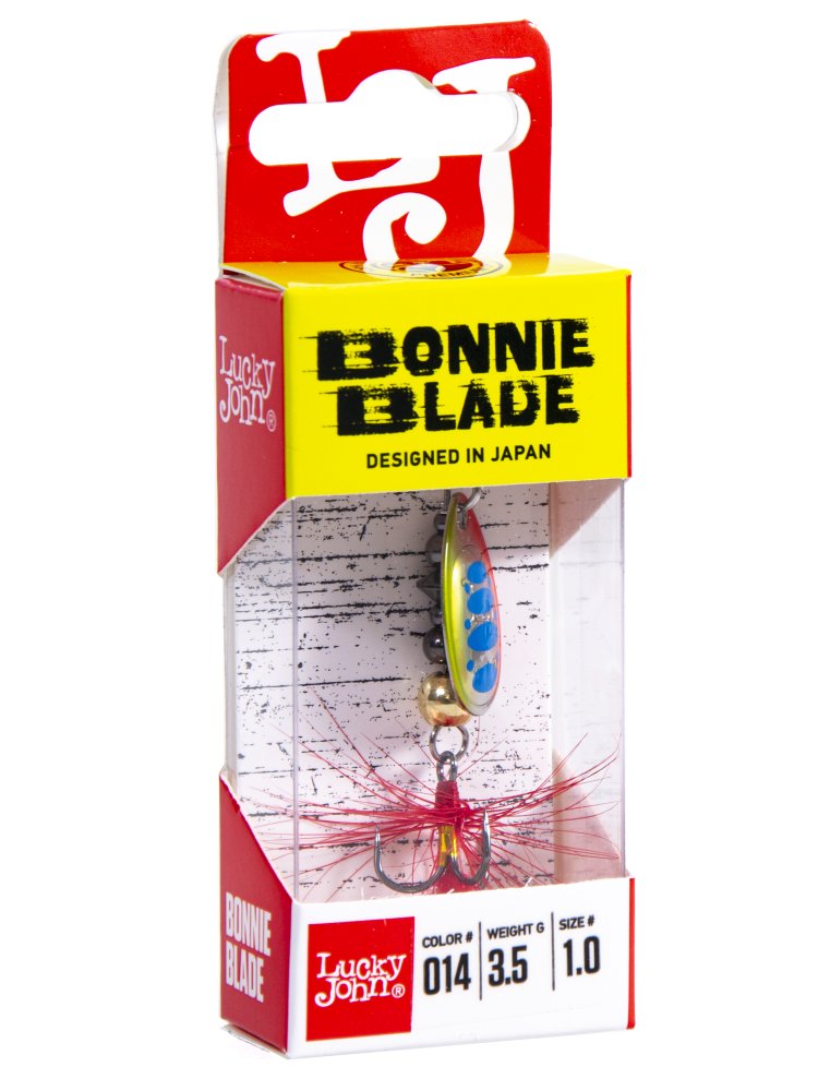 Блесна вращ. Lucky John Bonnie Blade #01, 3.5гр., цв. 014