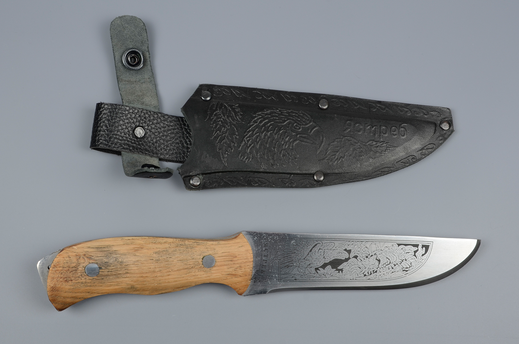 Нож No name Кизляр Ястреб (кож.чехол)