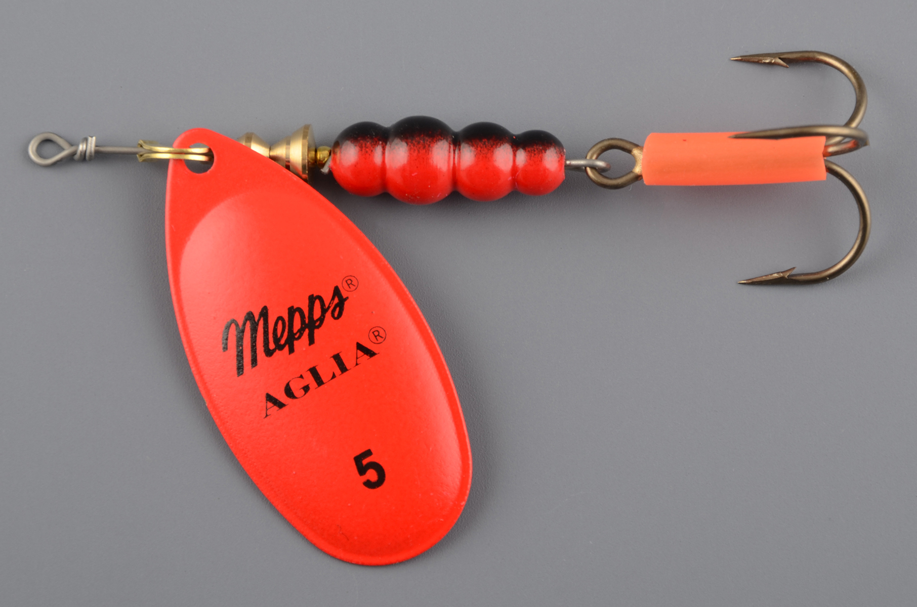 Блесна Mepps Aglia Fluo № 5, красный (13.0 гр.)