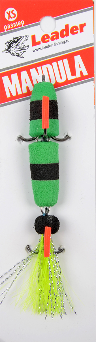 Приманка джиговая Leader Мандула XS, 60мм #033