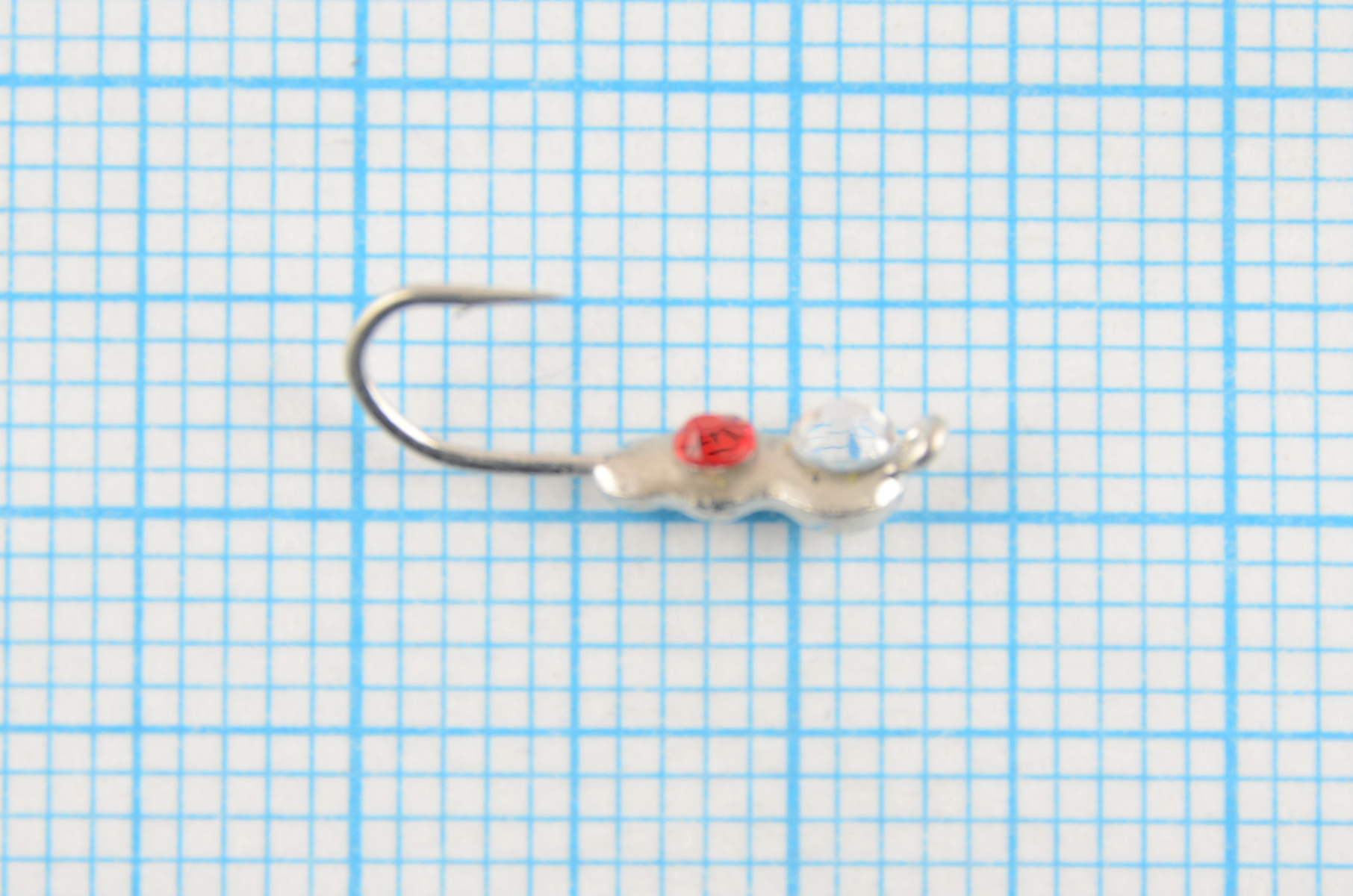 Мормышка вольфрам Bravo Fishing Муравей с ушком и Swarovski 3 мм 0,30гр Sil