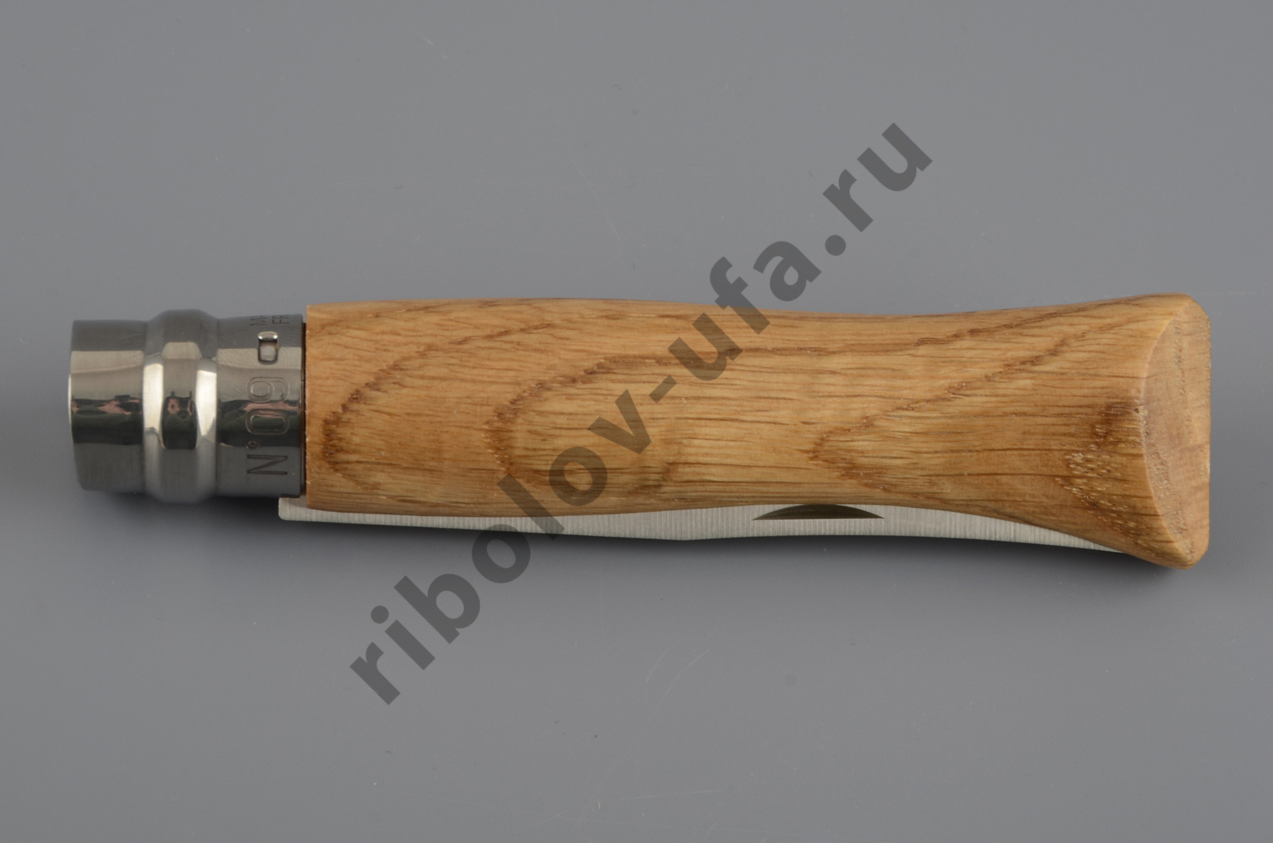 Нож Opinel 9 нержавеющая сталь, дубовая рукоять в картон.коробке