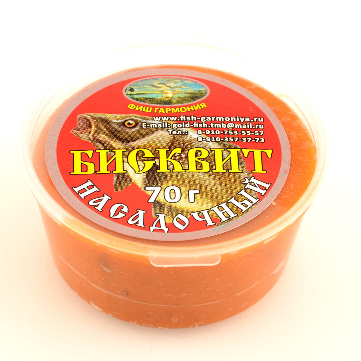 Тесто бисквит насадочный Фиш Гармония Ваниль 70г