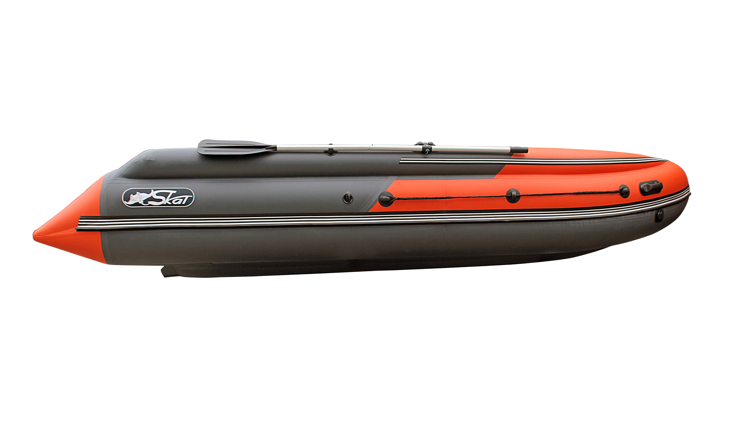 Лодка Skat Triton 370 Fi цв. т.сер-желт