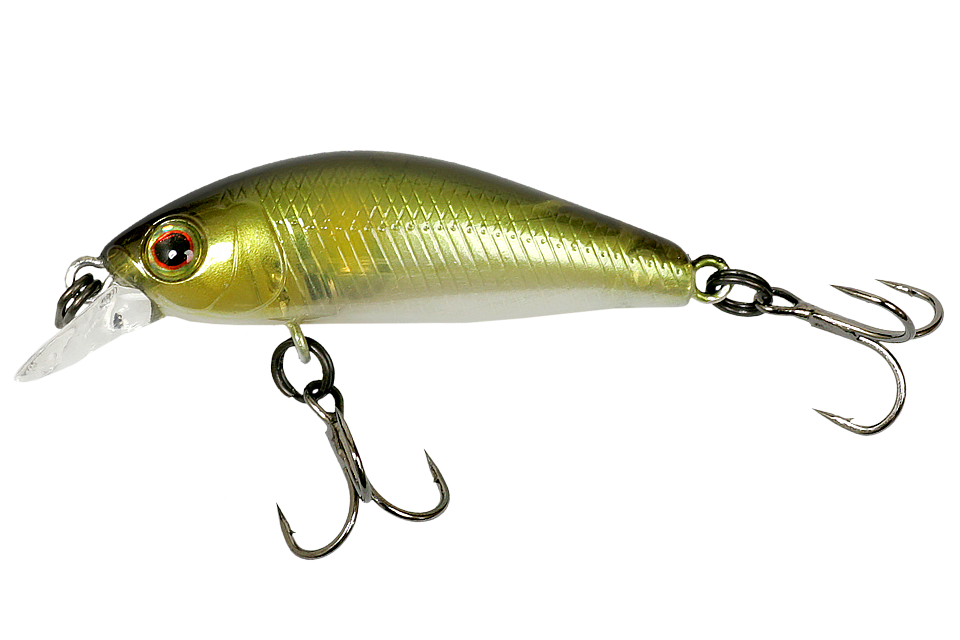 Воблер Jackall Chubby Minnow 35 дл. 3.5 см, 2.3 гр., suspending, цв. ghost ayu