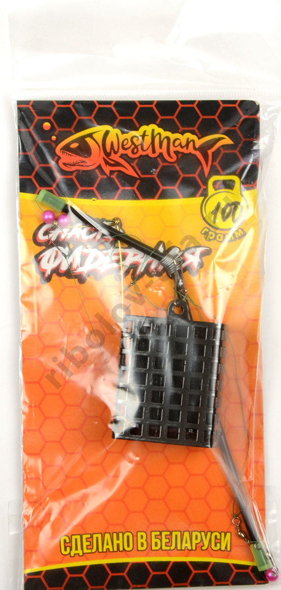 Снасть фидерная West Man кормушка метал. 120гр, антизакручеватель, коромысло