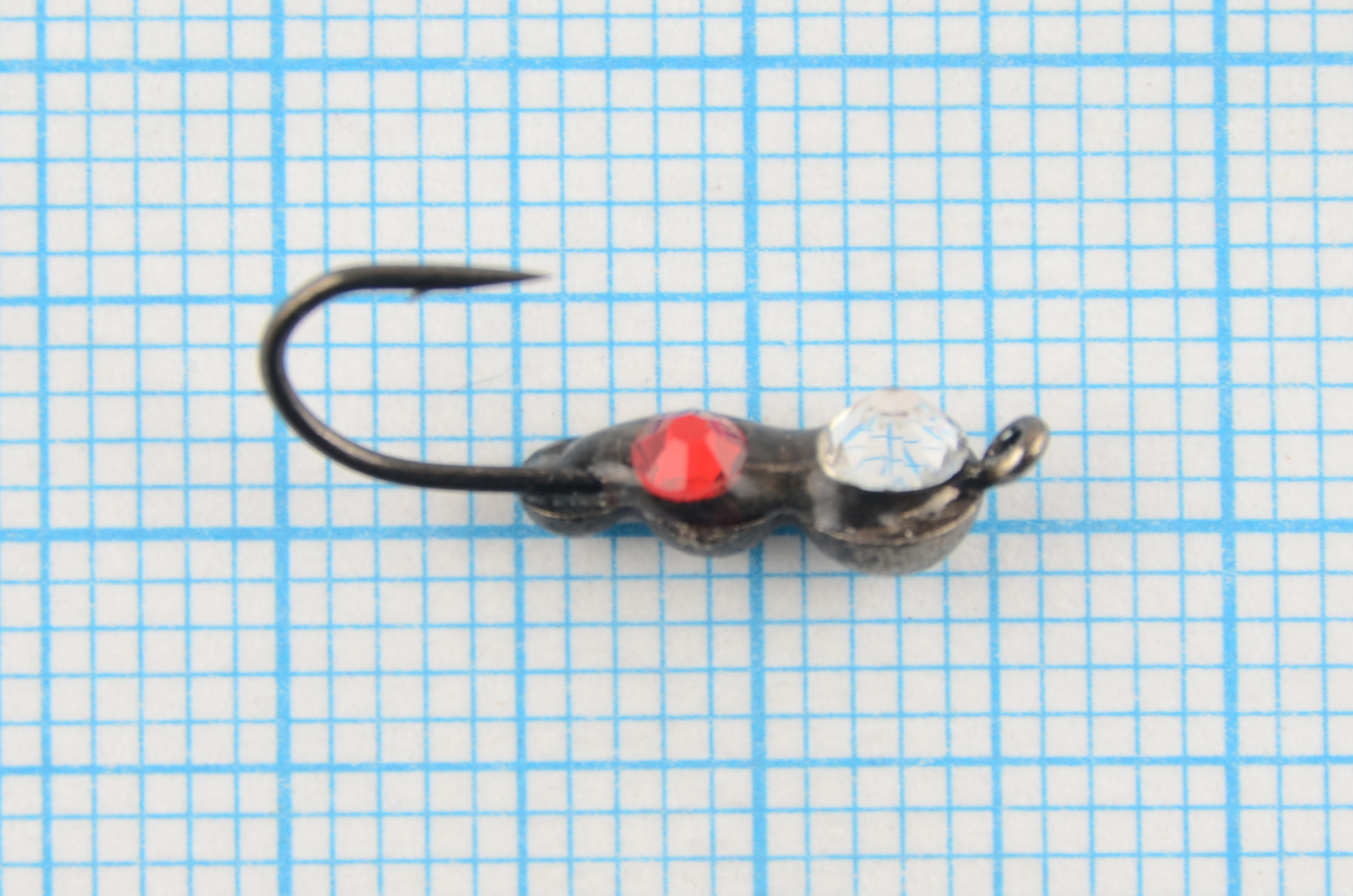 Мормышка вольфрам Bravo Fishing Муравей с ушком и Swarovski 4 мм 0,58гр Bn