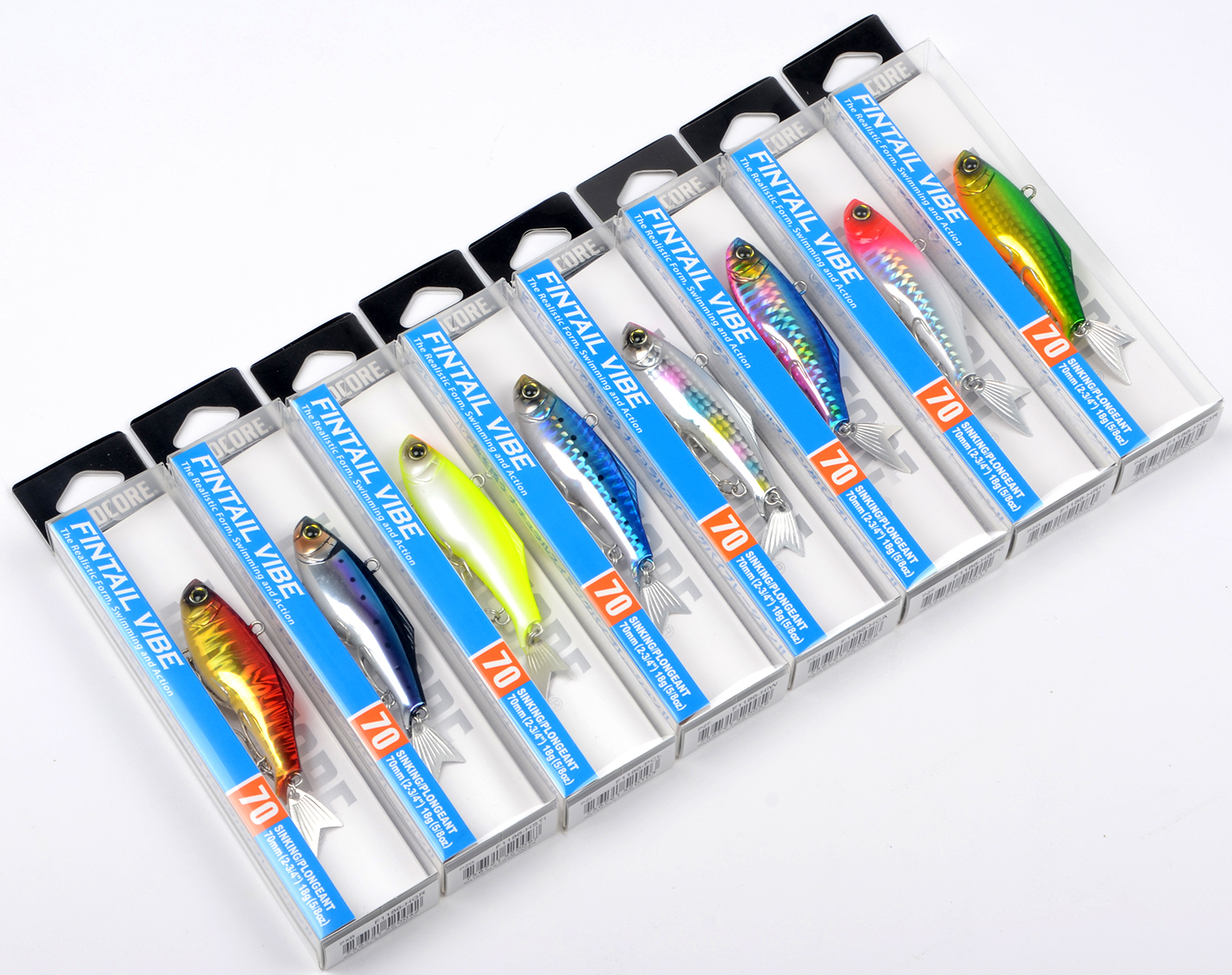 Виб Yo-Zuri  F1186-HIW Hardcore Fintail Vibe 70, 18г