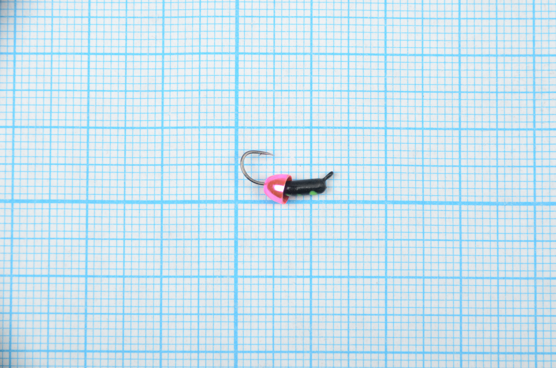 Мормышка Владимирский вольфрам Гвоздик с латунным колокольчиком Metallic Pink 2мм 0,5г