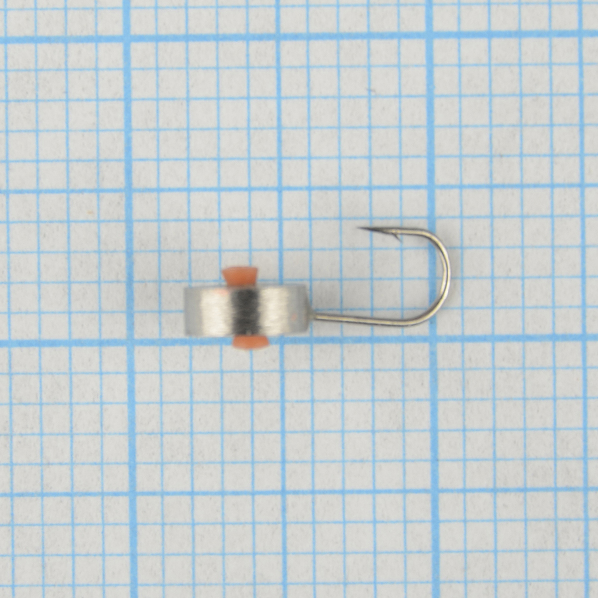 Мормышка вольфрам.Тульская Чечевичка (шайба) d-4,0мм черн.