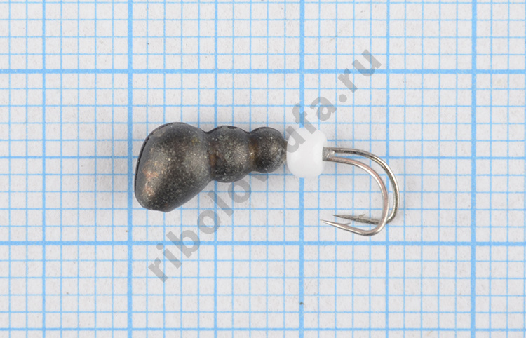 Мормышка вольфрам Bravo Fishing Муравей с отверст. коза 4.0 мм 1,30гр Bn с бисером