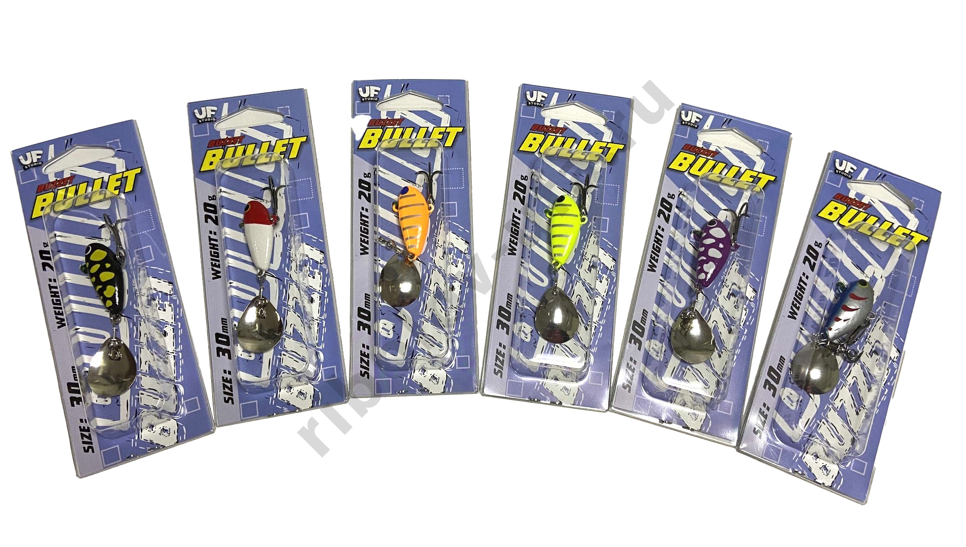 Тейл-спиннер UF Studio Bullet 25гр. 35мм. цв. Orange ACID