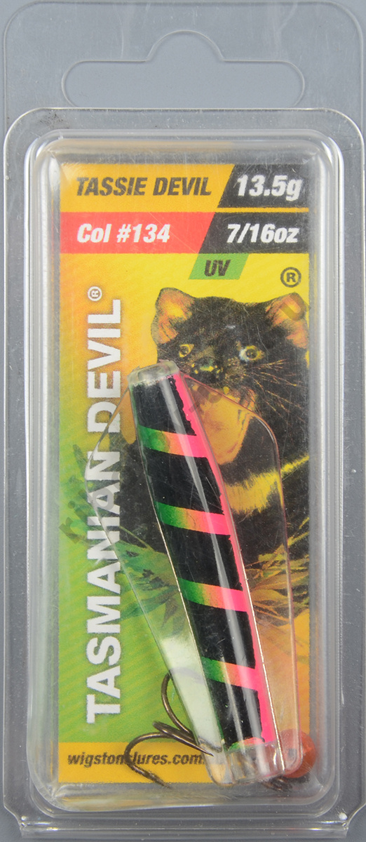 Блесна Wigston Lures Tasmanian Devil 13гр #134 Liquorice Allsorts