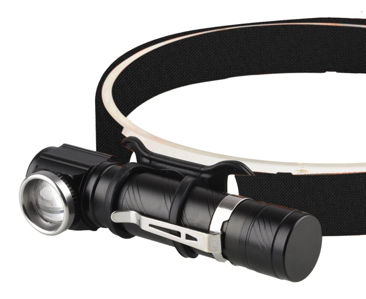 Фонарь налобный Сибирский Следопыт Big Tenzor съемный, 1L аккум 1х2000mAh HL35