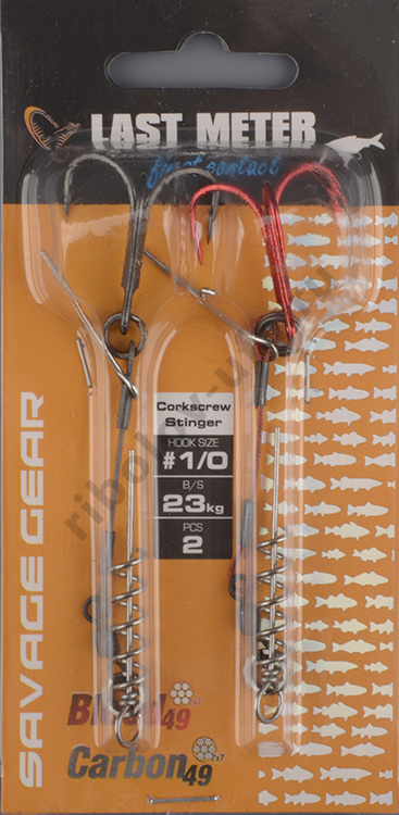 Оснастка Savage Gear Carbon49 Corkscrew 1/0