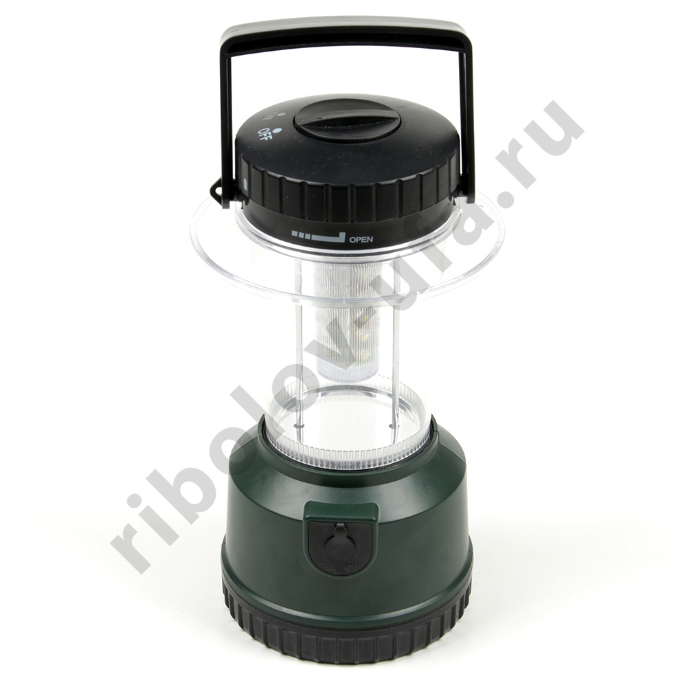 Фонарь Era (акк. 6V 4.5Ah) 24 св/д зел/пластик, автоЗУ, кемпинговый KA16M