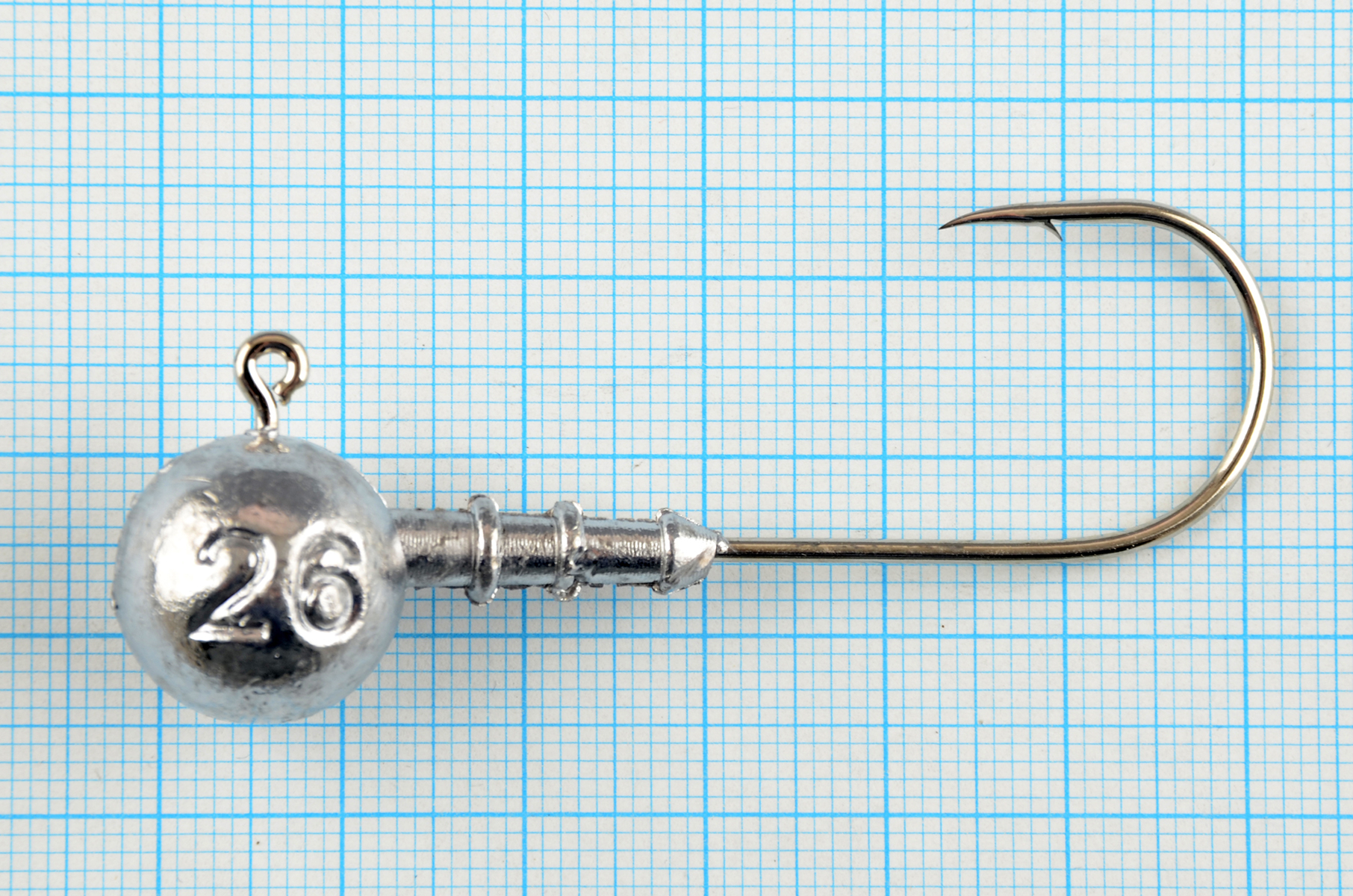 Джиг-головка  ШАР кр. Gamakatsu № 7/0/26гр Nic (20шт/уп)