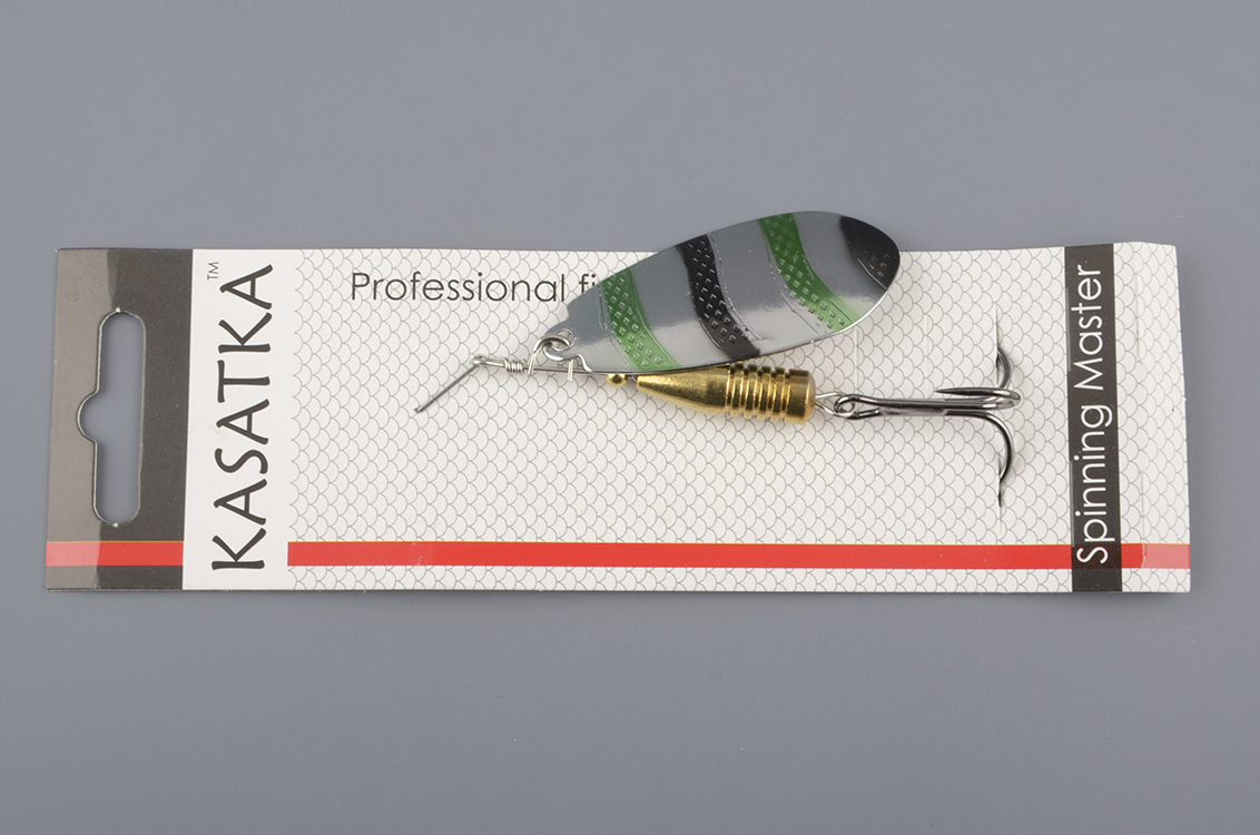 Блесна вращ. Kasatka 11гр. Chrome-001-GB  SF05-28